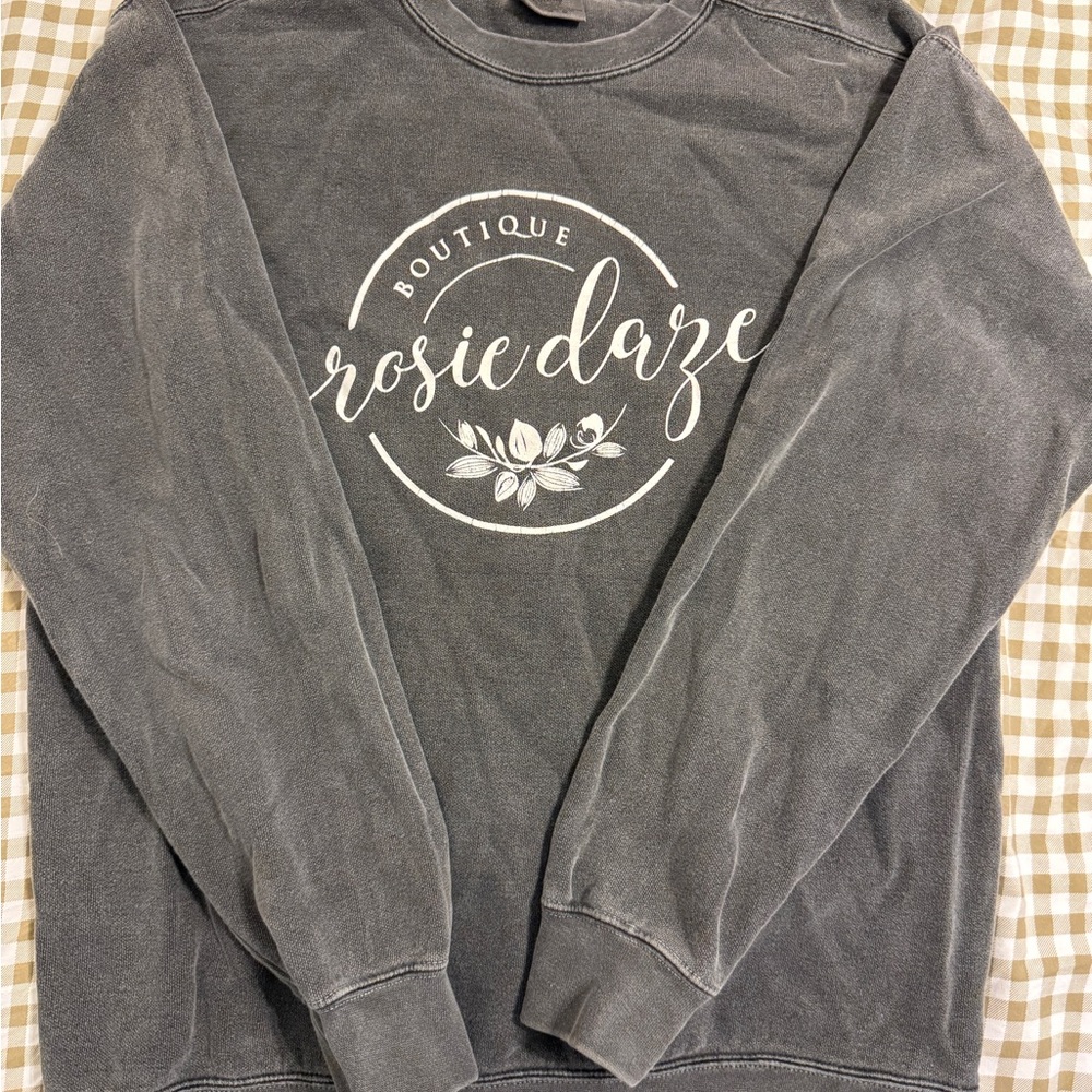 Rosie Daze Gray Sweatshirt